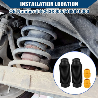 Strut Bumper Bump Stop w/ Dust Cover for Hyundai Accent (2017) - 1 Set