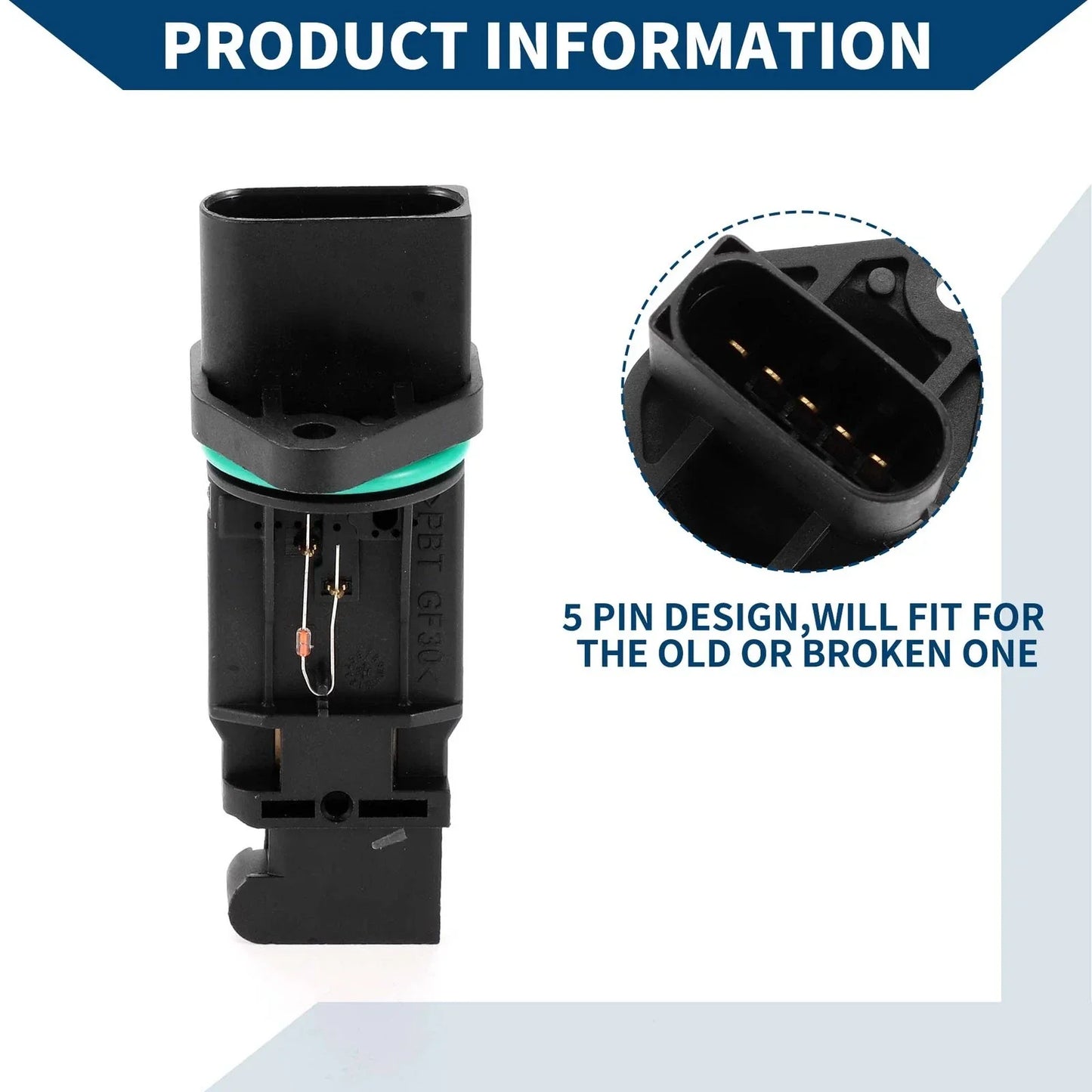 Mass Air Flow Sensor for Porsche Cayenne 2003-2006 V8 4.5L (2003-2006)