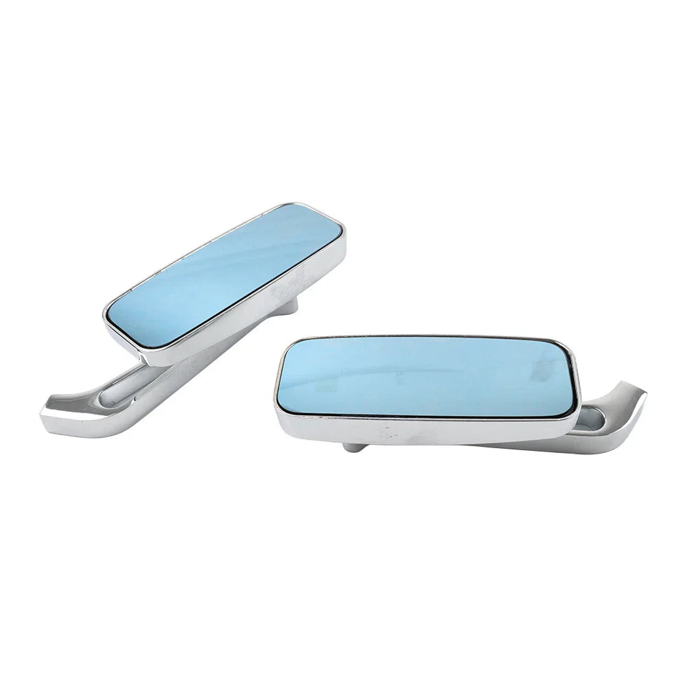 Chrome Rearview Side Mirrors for Harley, Honda, Kawasaki, Suzuki