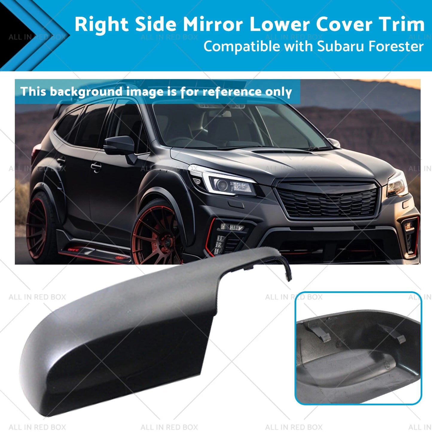 Right Side Mirror Lower Cover Trim for Subaru Forester XV (2012-2018)