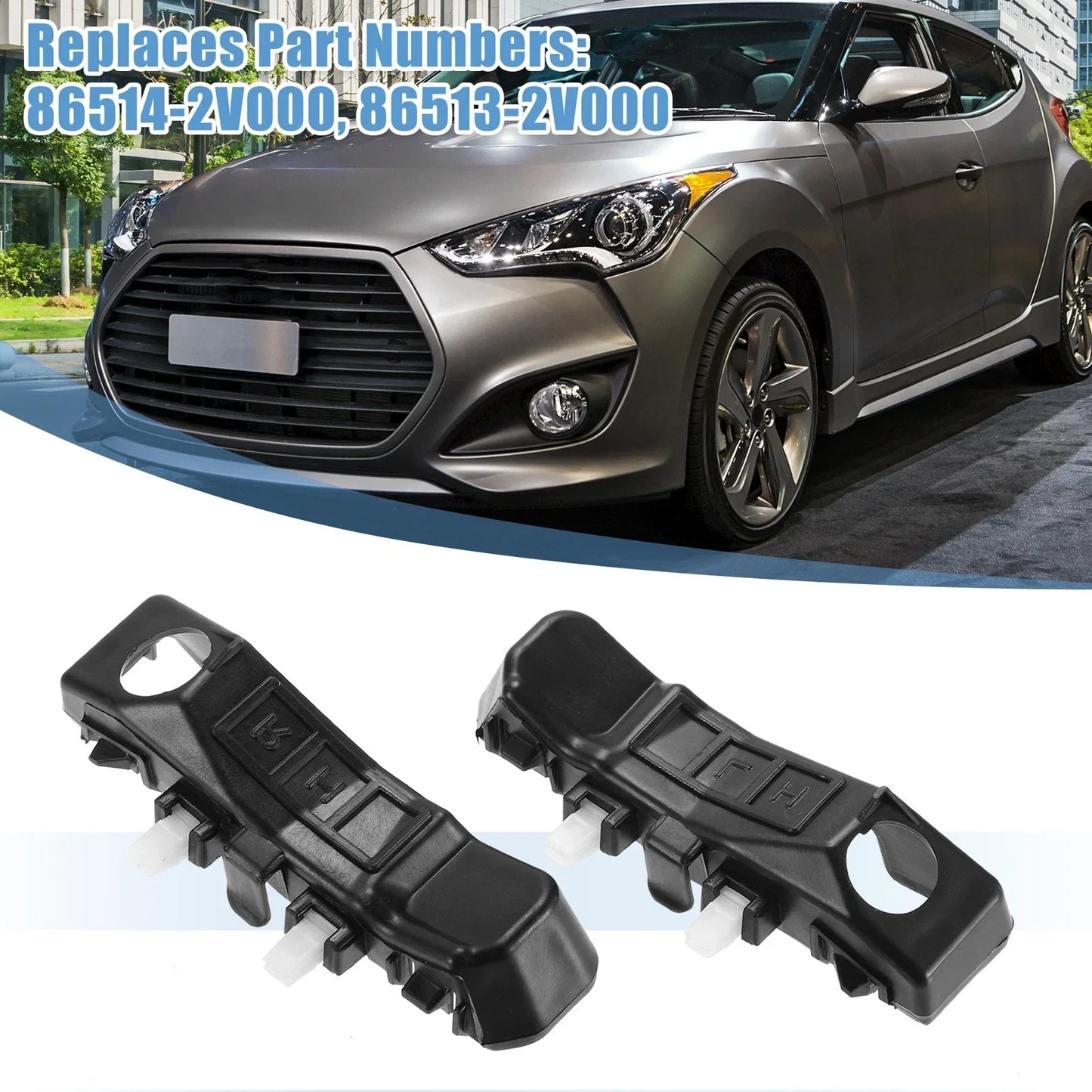 Front Bumper Bracket for Hyundai Veloster (2012-2017) - 1 Pair