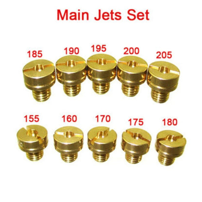 Main Jets / 155–205 for Mikuni Carburetor