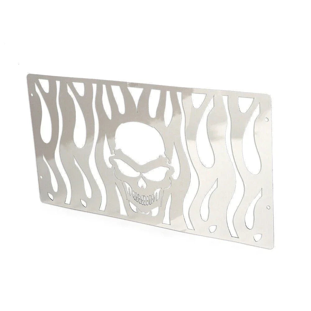 Skull Radiator Grill Guard Cover for Honda GL1500 (All Years) Stainless