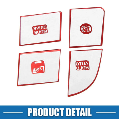 4pcs Handbrake Drive Mode Switch Button Covers for Hyundai Elantra (2021-2023)