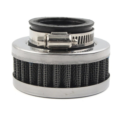 35mm Air Intake Filter Cleaner for Motorcycle - Stainless Steel Mesh