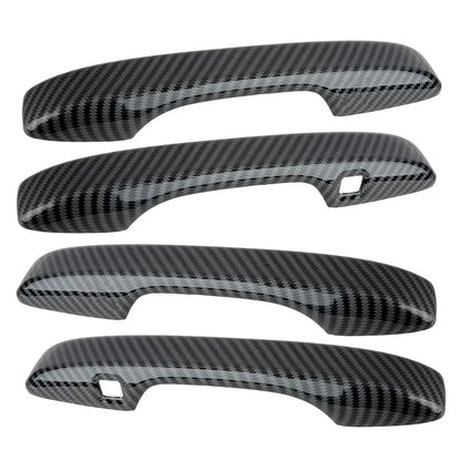 4 x Carbon Fiber Style Exterior Door Handle Covers for Honda CR-V (2023-2024)