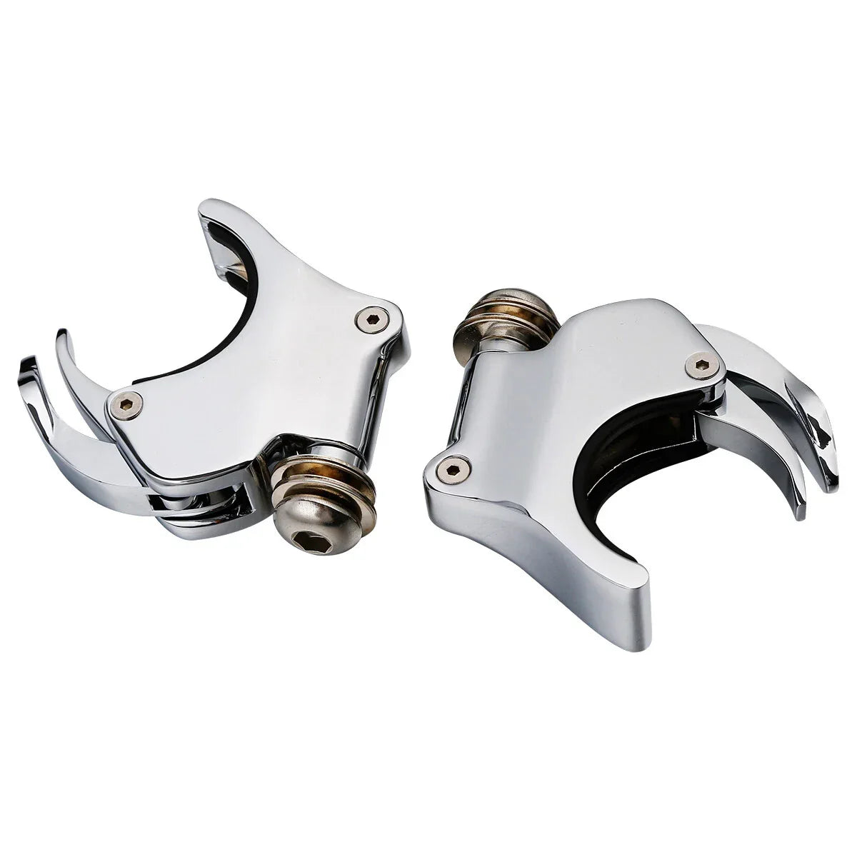 4 x 49mm Windshield Windscreen Clamp for Harley Dyna V-Rod VRSCA Sportster