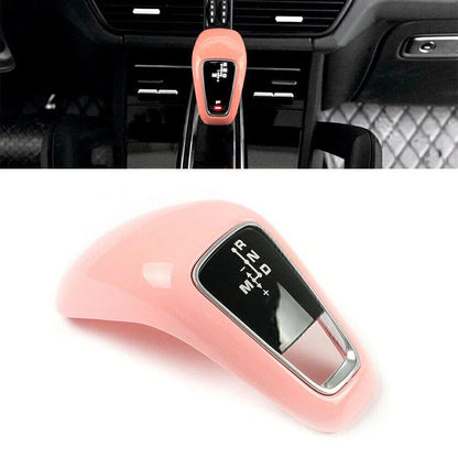 Pink ABS Gear Shift Knob Cover Trim for Porsche Cayenne (2018-2021)