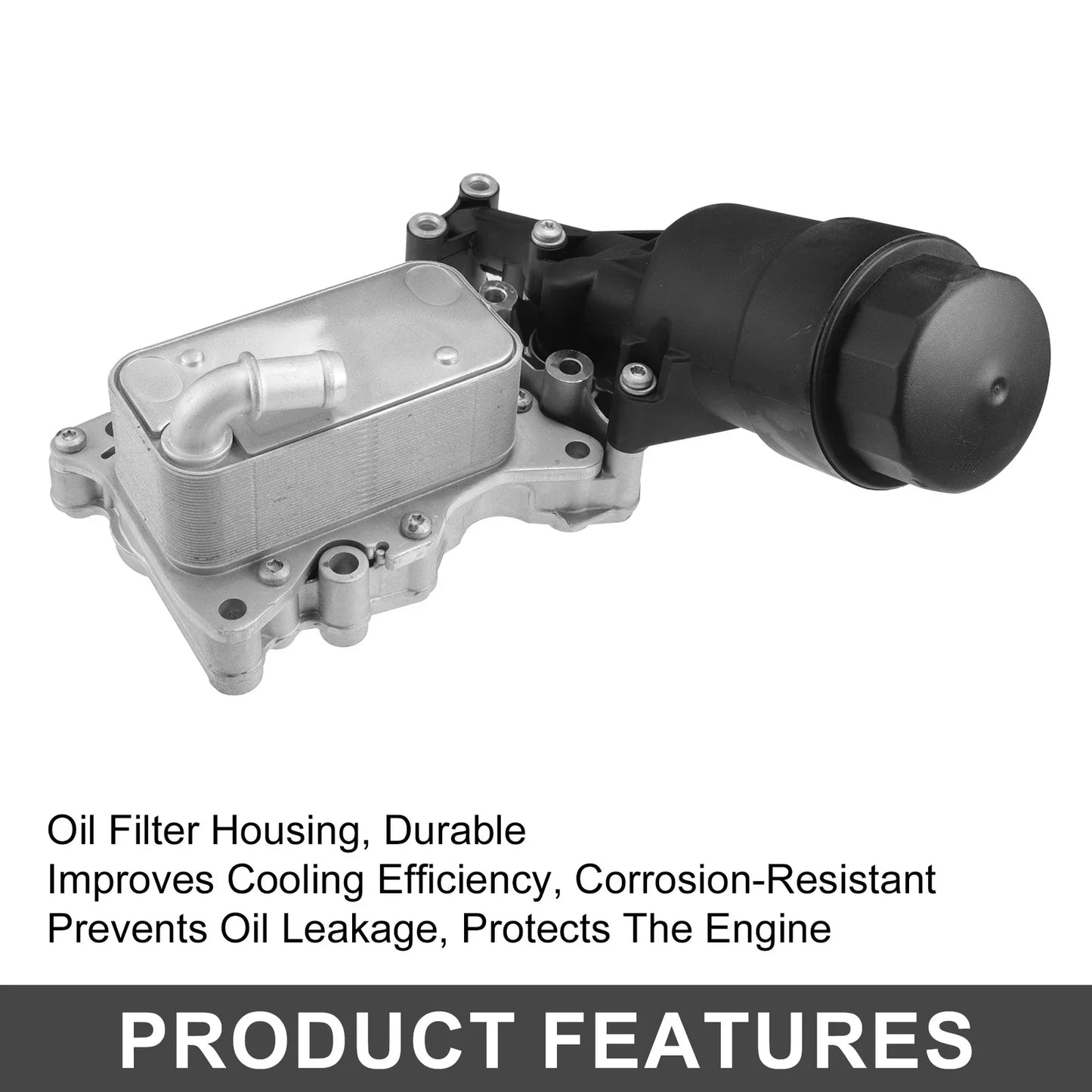 Engine Oil Cooler Filter Housing with Seals for Mercedes-Benz E250 (2010-2016)