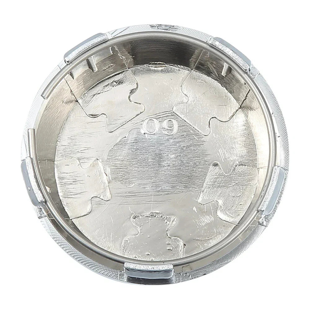 4 x 60mm Chrome Wheel Center Caps for Universal Rims (No Logo)