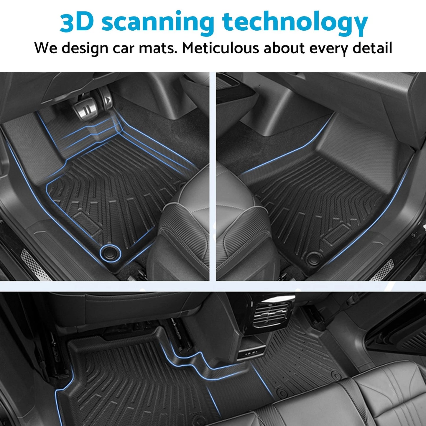 3D Anti-Slip Floor Mat & Boot Liner Set for Mazda CX-5 (2017 - Present)