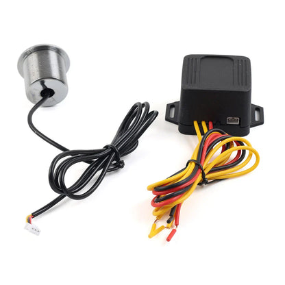 12V Car Engine Start Push Button Switch Ignition Starter w/ Blue LED