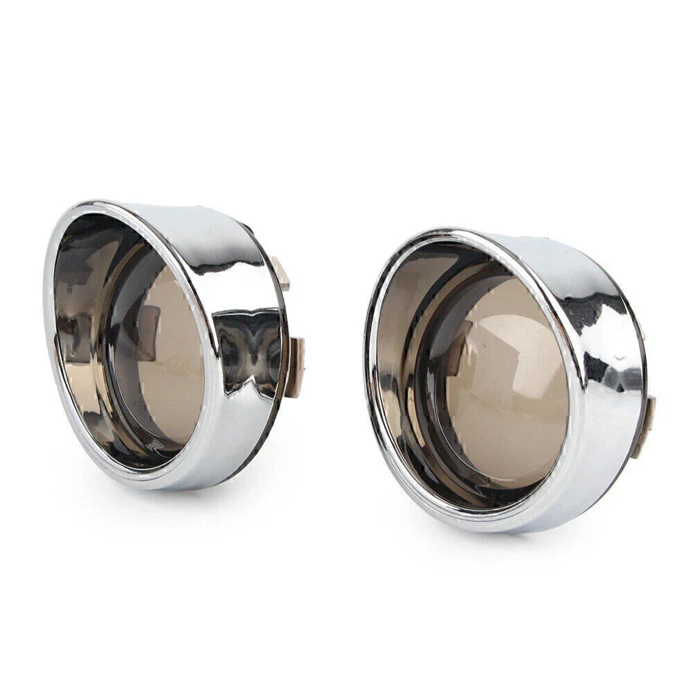 Turn Signal Light Lens Covers for Harley Touring Glide Road King (2014-2023)