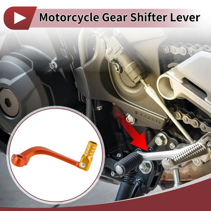 Folding Motorcycle Gear Shifter Lever for Honda CRF110F (2013-2018) Gold Tone