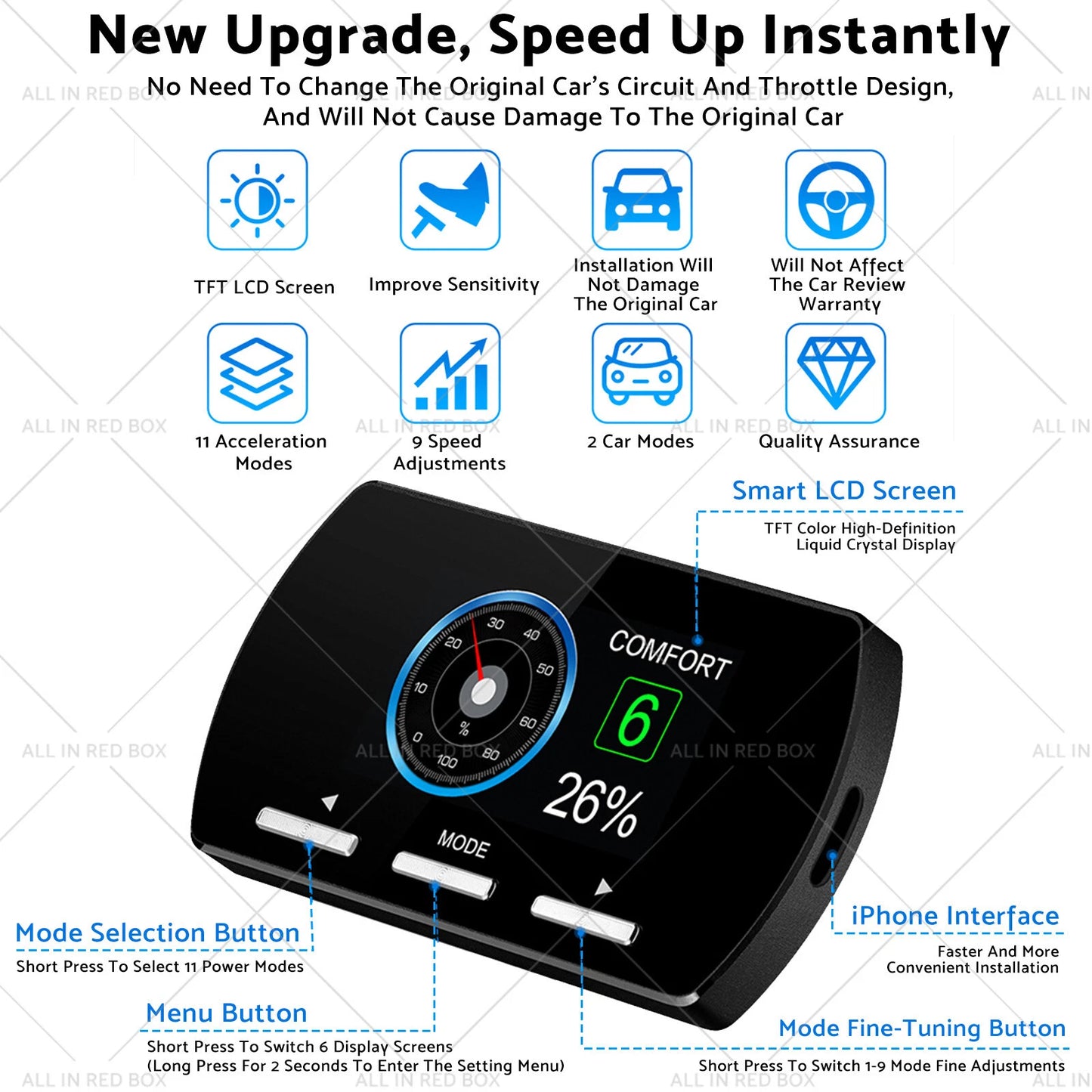 Electronic Throttle Controller for Toyota Corolla (2005-2007)