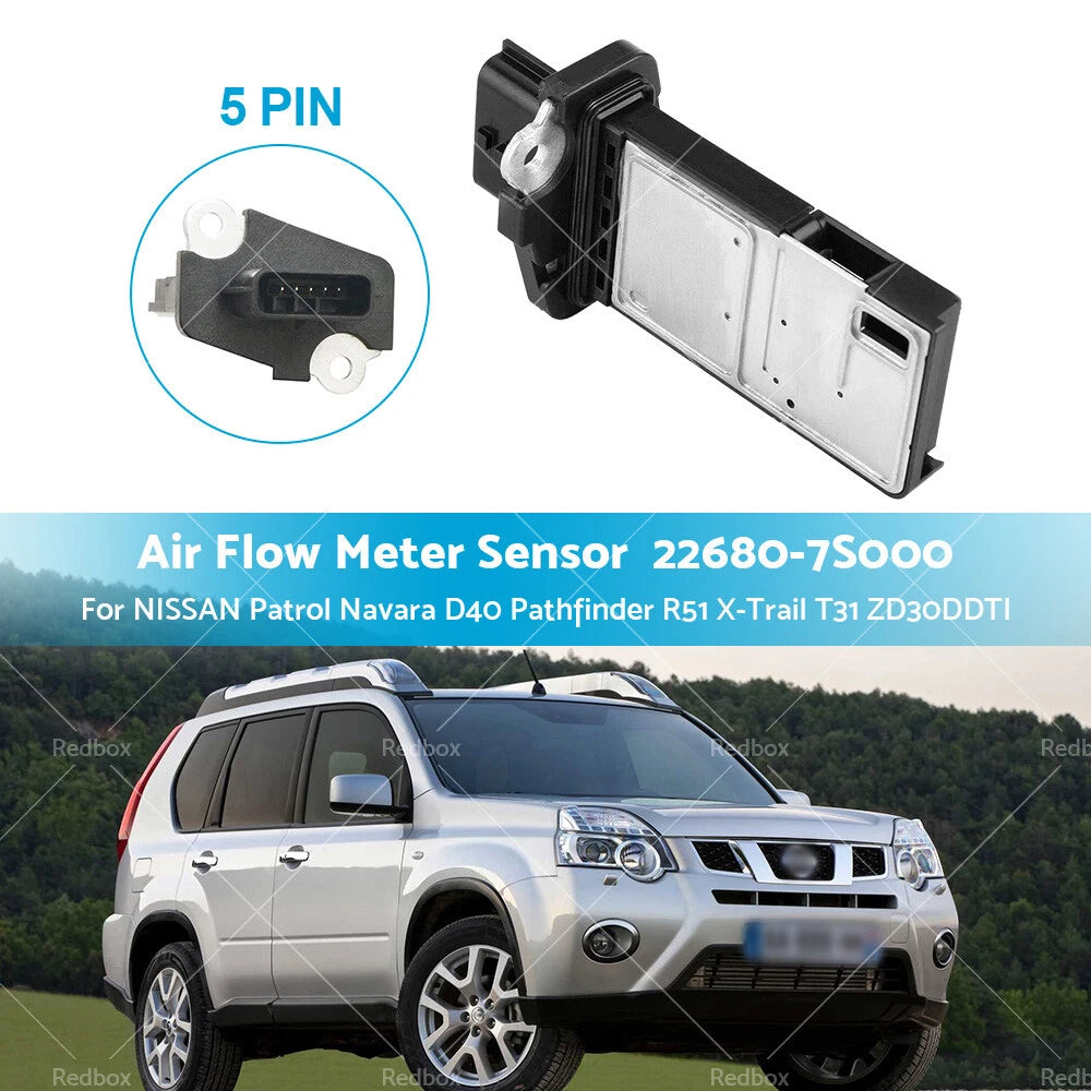 MAF Sensor for Nissan Patrol, Navara D40, Pathfinder R51, X-Trail T31 (2005-2015)