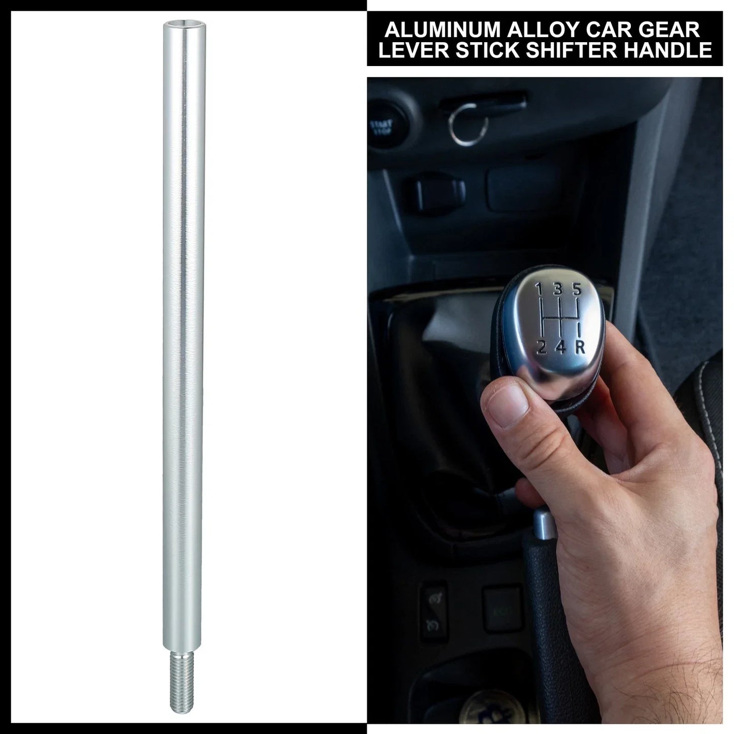 10" Aluminum Alloy Shift Knob Gear Shifter for Honda Acura (2000-2023)