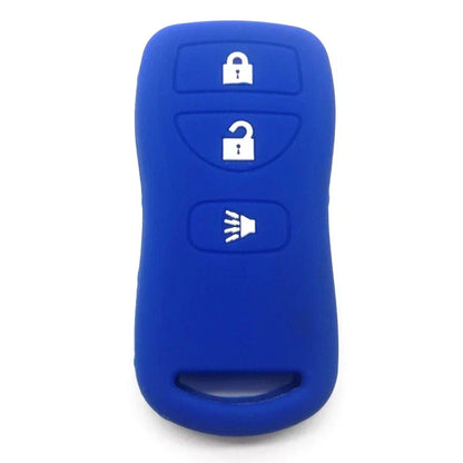 2 x 3 Button Key Cover Case for Nissan Xterra Pathfinder Versa Sentra (2000-2023)