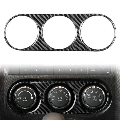 Carbon Fiber Air Conditioning Switch Panel Cover for Dodge Challenger (2008-2014)