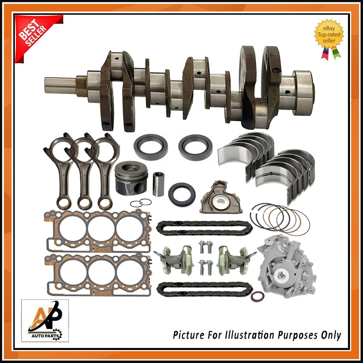 Engine Rebuild Kit Premium Quality for Jaguar Land Rover 3.0 306DT (2000–2010)