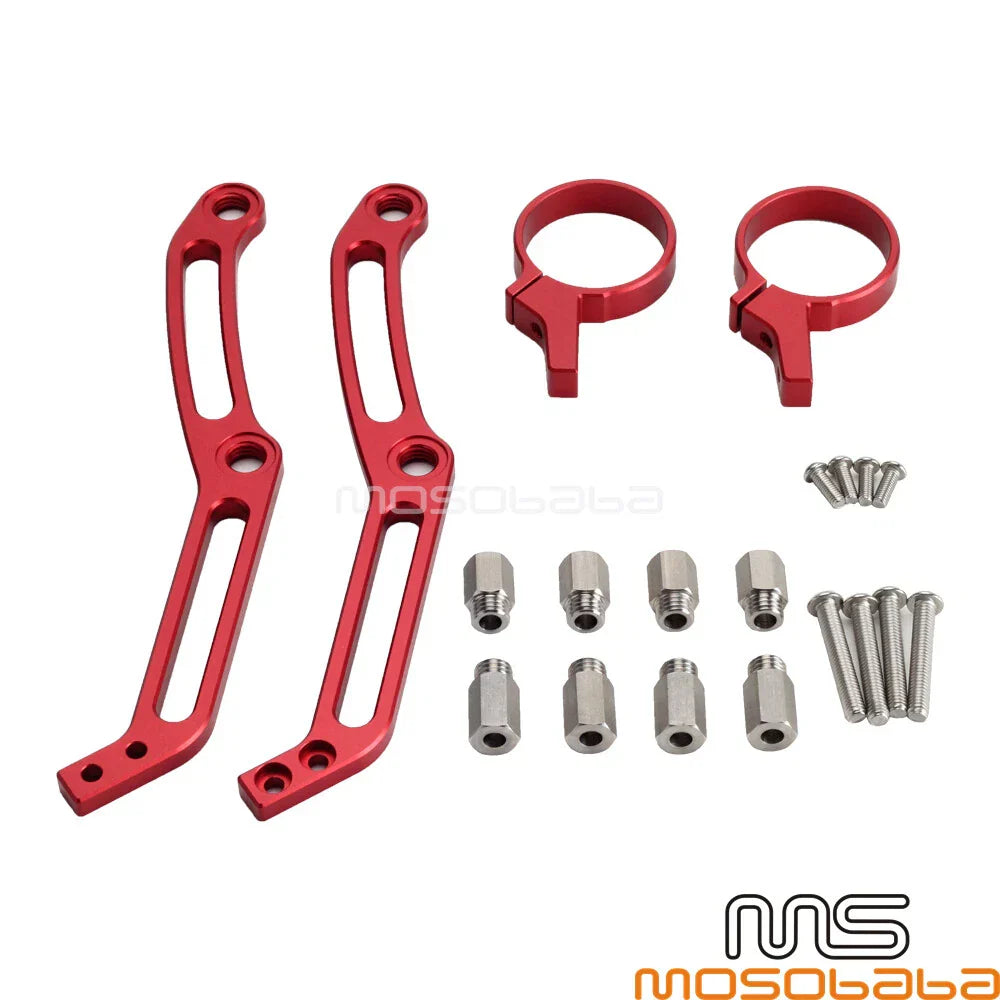 Remote Reservoir Mount Brackets for Harley Touring Electra Glide (2014-2023)