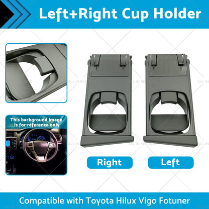 Front Cup Holder Trim for Toyota Hilux Vigo Fortuner (2005-2014)