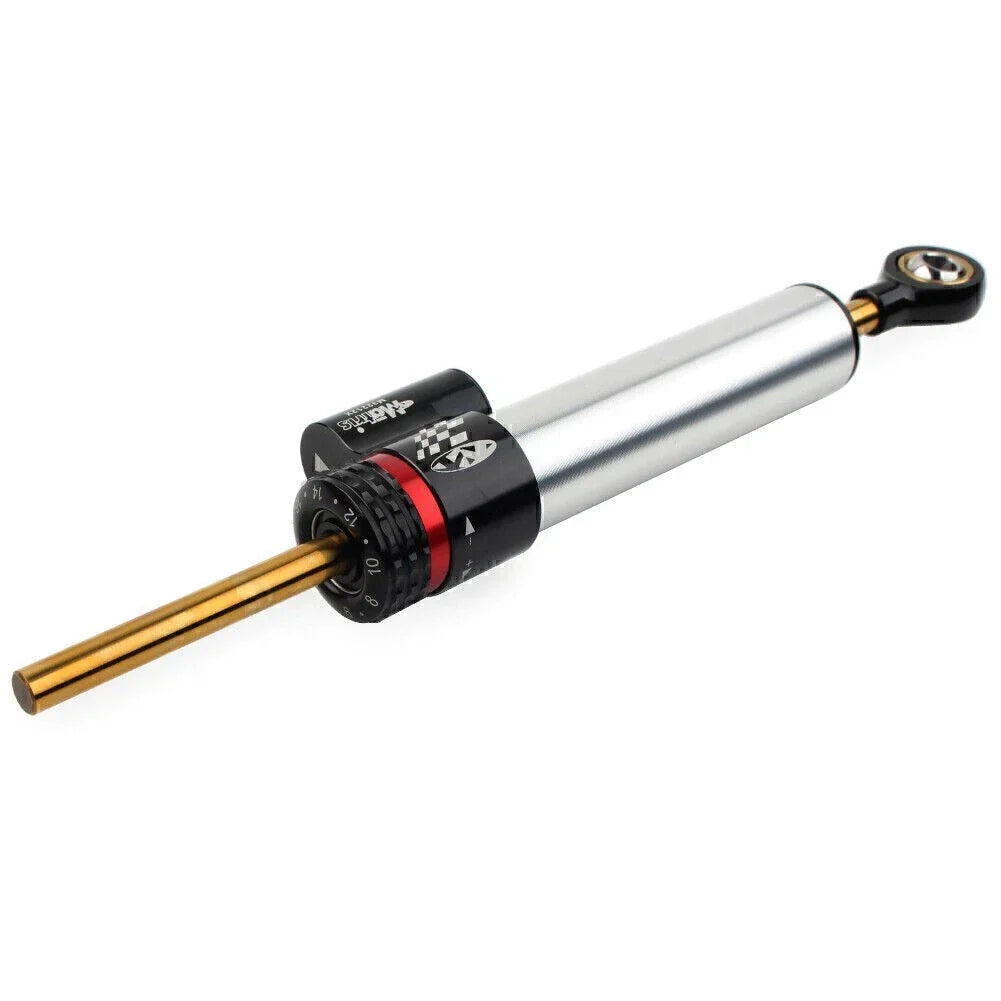 250mm Steering Damper Stabilizer for Motorcycle - Silver