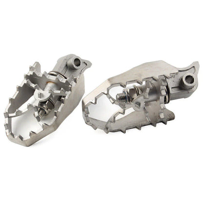 Wide Pivot Footrest Pegs for BMW R1200GS R1250GS F750GS F850GS (2013-2023)
