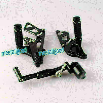 Rearset Foot Pegs for Suzuki GSXR 600 750 K11 (2011-2023) Black