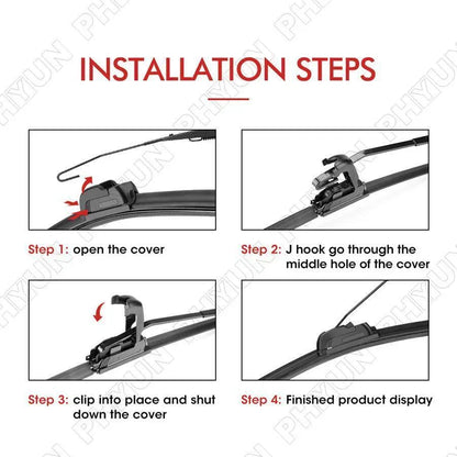 Universal Manual Windscreen Wiper for Polaris Can-Am John Deere UTV Golf Cart