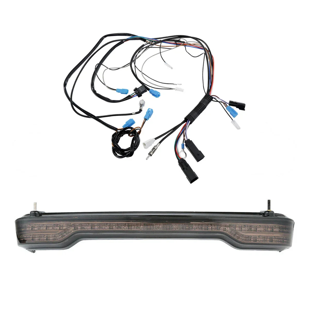King Trunk LED Brake Tail Light Wiring Harness for Harley Touring (2014-2025)