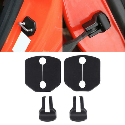 Door Lock Cover with Stopper Buckle Bezel Full Set for Car (2015–2021)