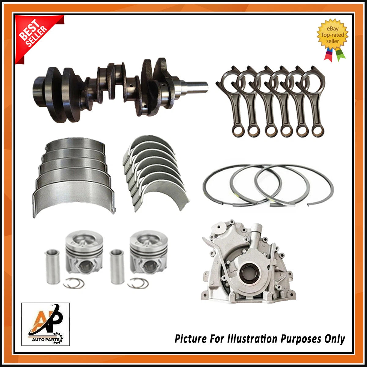 Crankshaft Bearings and Oil Pump Assembly Replacement for Land Rover Range Rover (2013–2017)