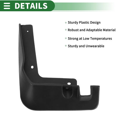 Mud Flaps Splash Guards for Hyundai Verna (2018-2020) with Mount Accessories