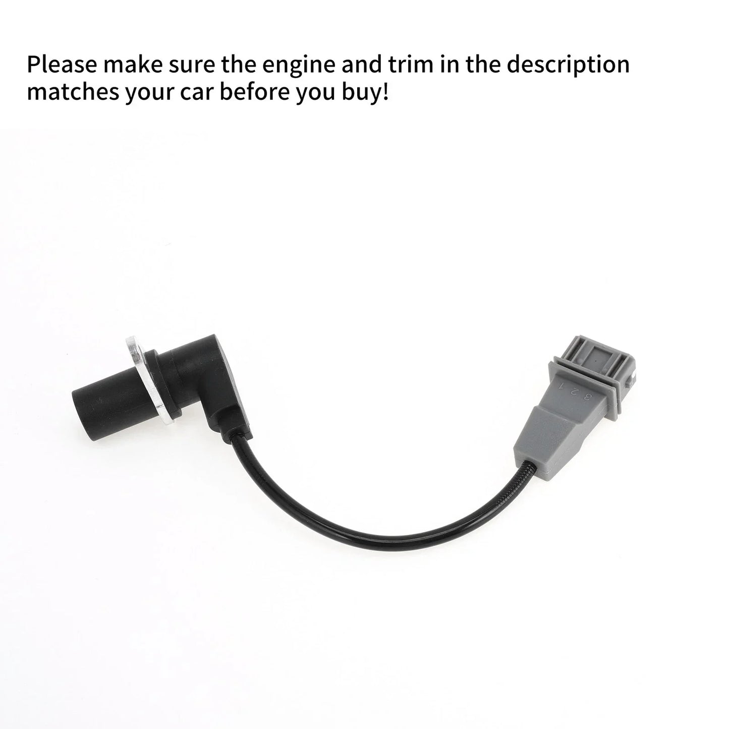 Crankshaft Position Sensor for CHEVROLET N300 (2010-2015) 1 x Black Gray