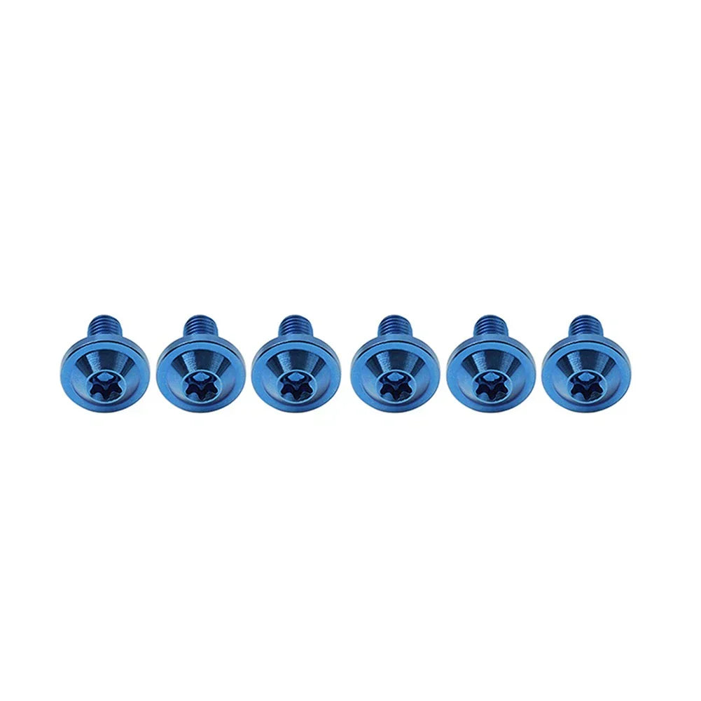 6 x M6x30mm Titanium Alloy Torx Head Bolts for Bike Motor
