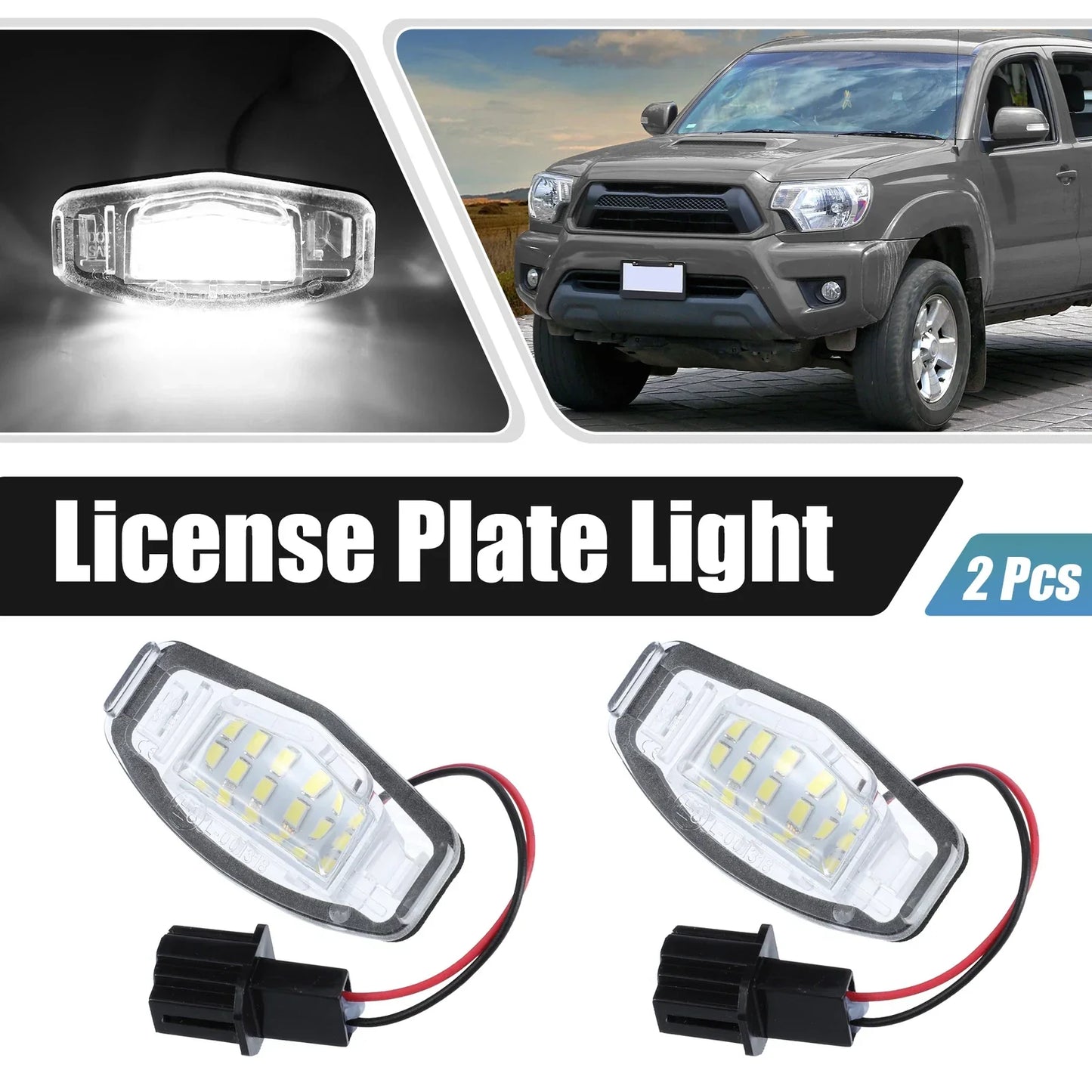2 x LED License Plate Lights for Honda Acura