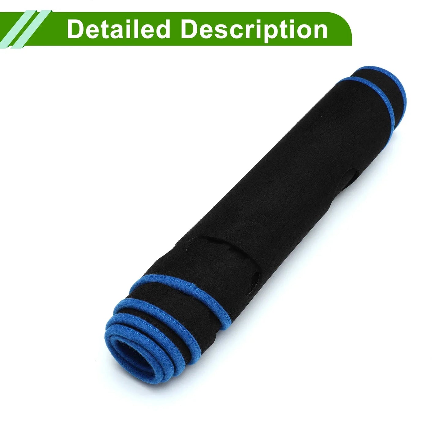 Dashboard Cover Mat for Mercedes E-Class 2010 (2010) - Sun Protector Pad Black Blue