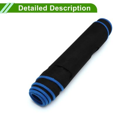 Dashboard Cover Mat for Mercedes E-Class 2010 (2010) - Sun Protector Pad Black Blue