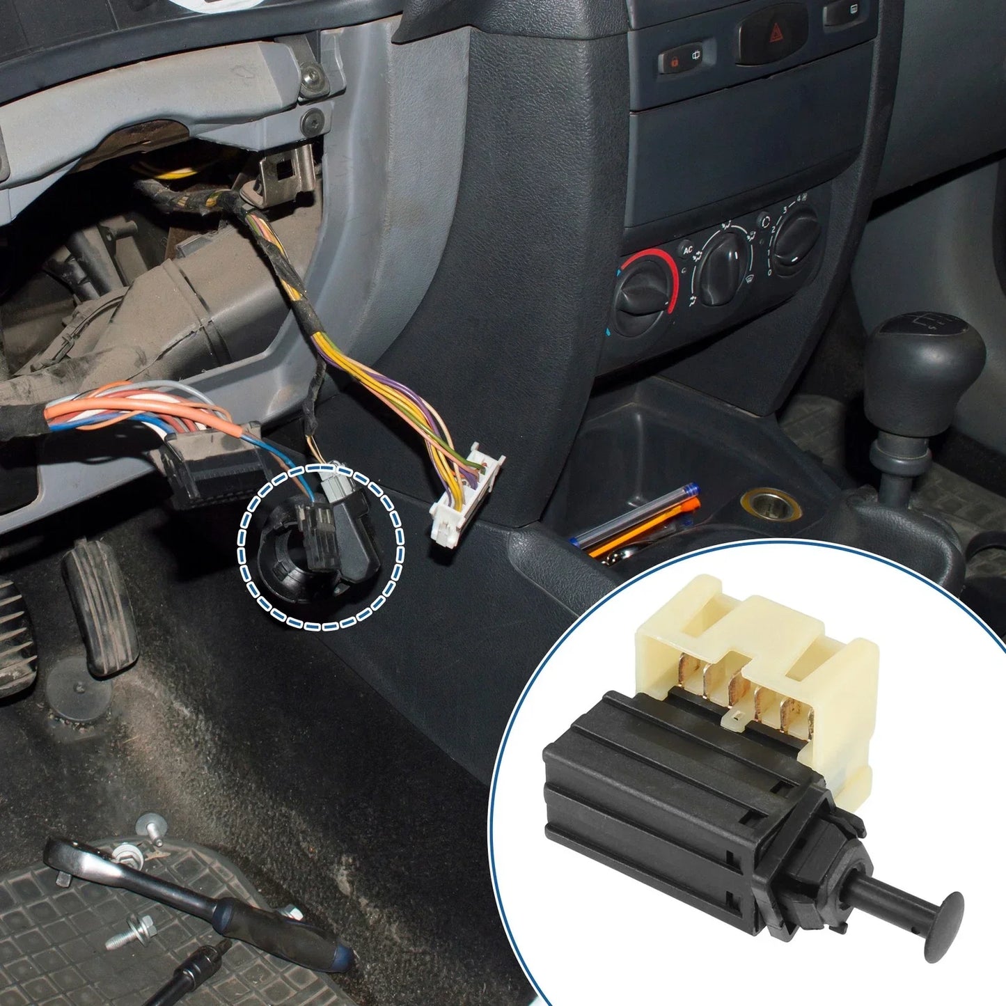 Stop Lamp Switch for Dodge Charger 2006-2010 (2 x Stoplight Switch)