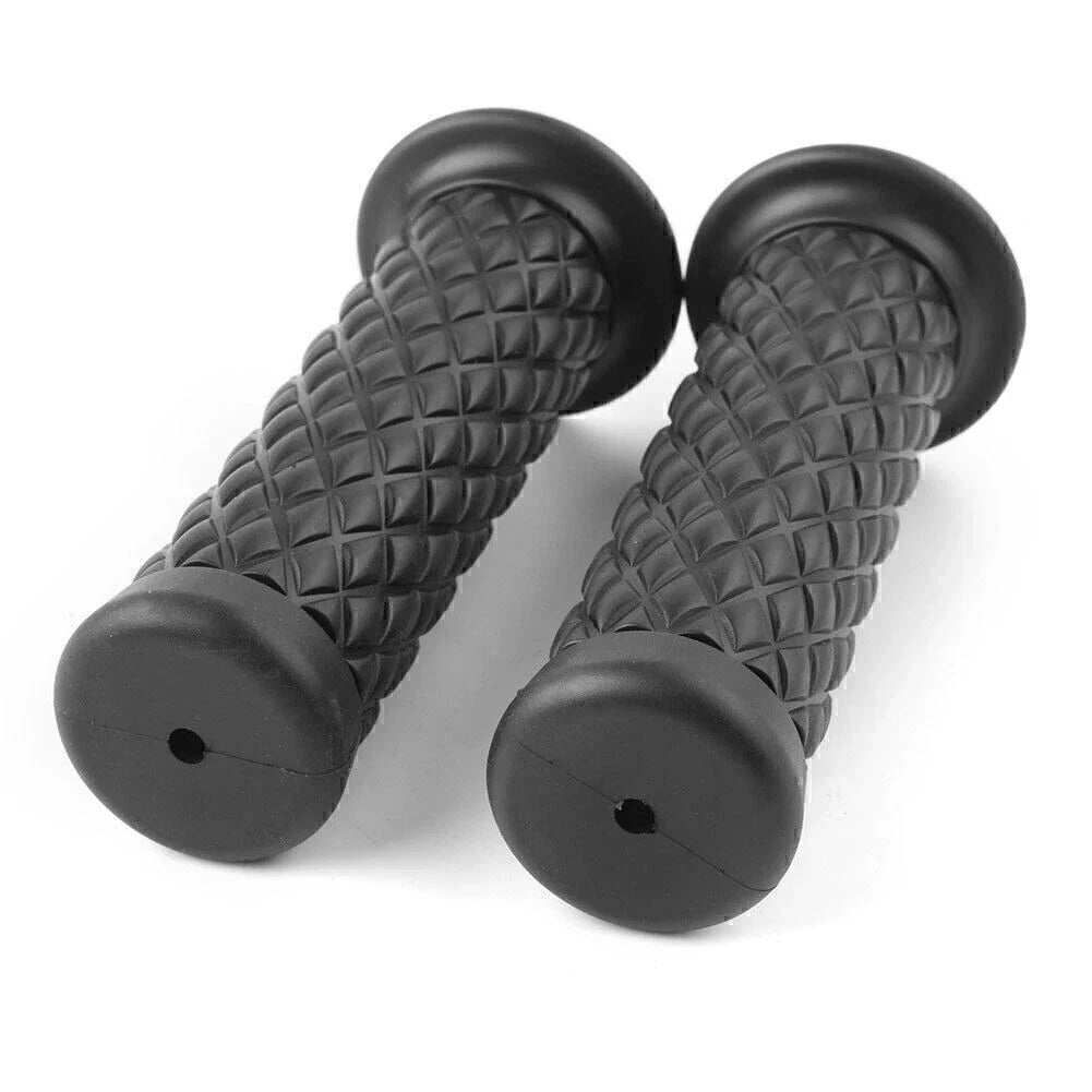 7/8" Rubber Handlebar Grips for Motorcycle Universal