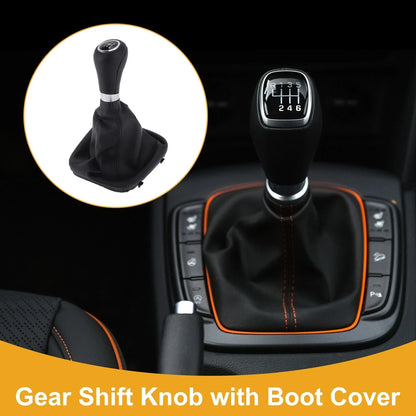 6 Speed Gear Shifter Knob & Cover for Mercedes-Benz C-Class (2000-2007)