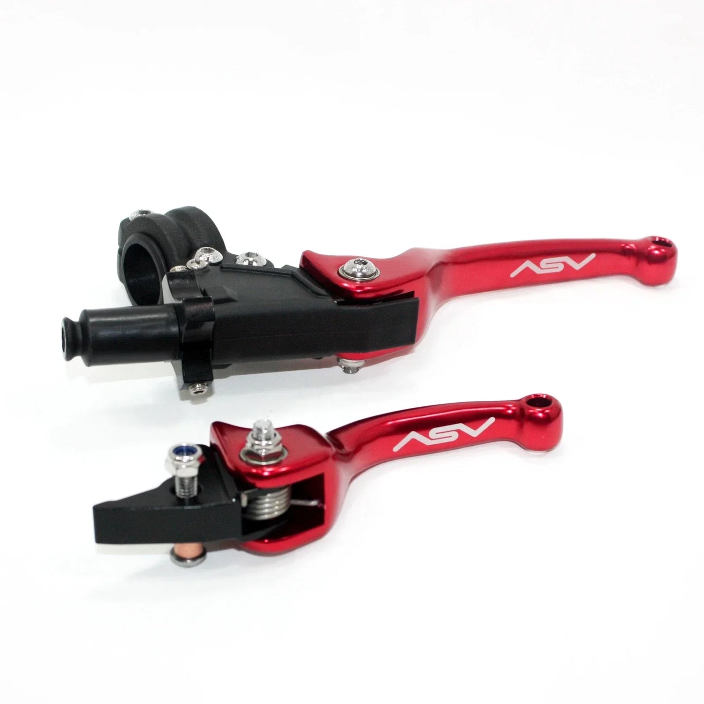 RED CNC Heavy Duty Clutch & Brake Lever Set for 125cc 150cc PIT PRO DIRT BIKE