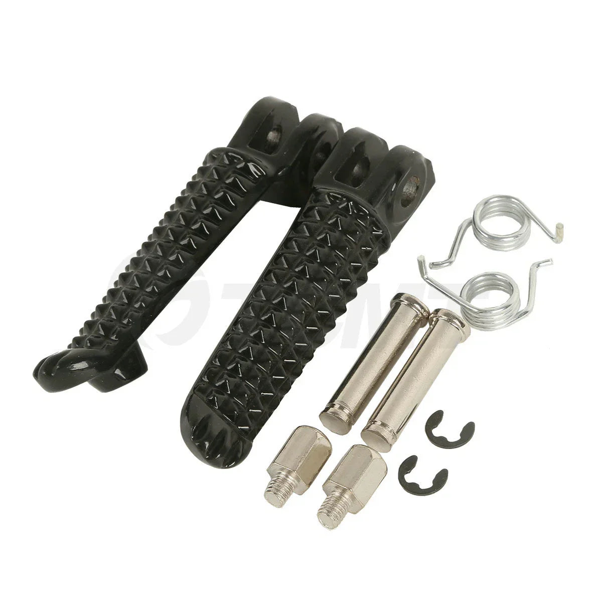 Black Front Footrest Pegs for Yamaha YZF R6 R6S (1999-2020)