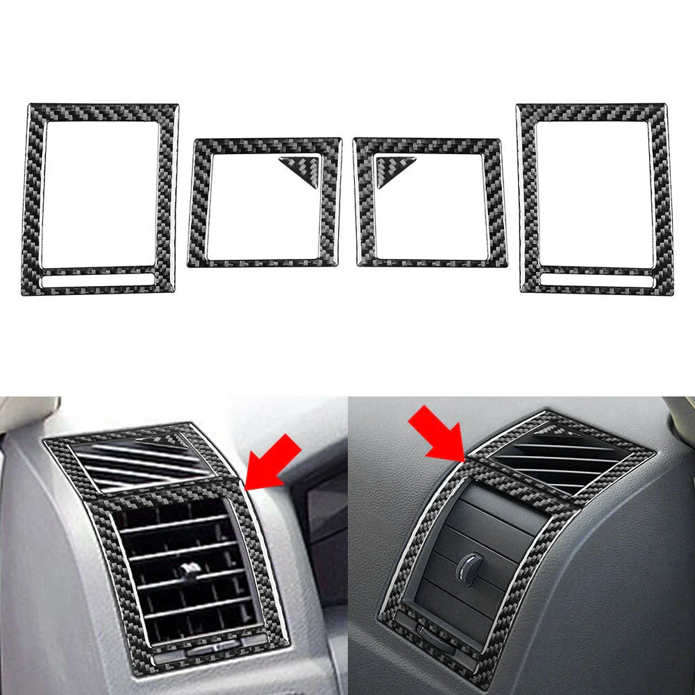 Dashboard Side Air Vent Outlet Cover Trim for Chrysler 300 300C (2005-2010)