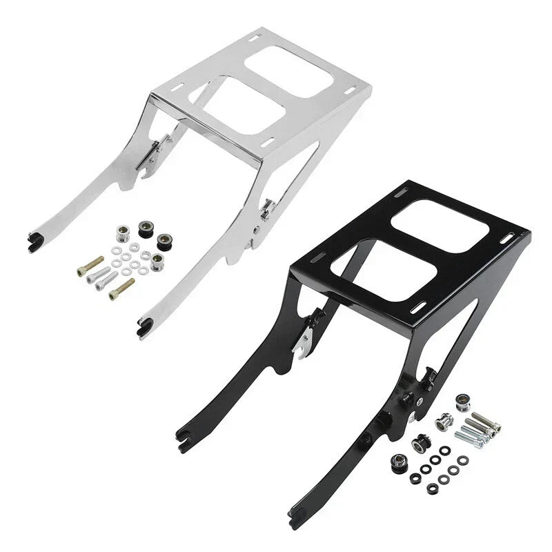 Two-Up Mounting Rack for Harley Heritage Classic FLHC (2018-2025) Black/Chrome