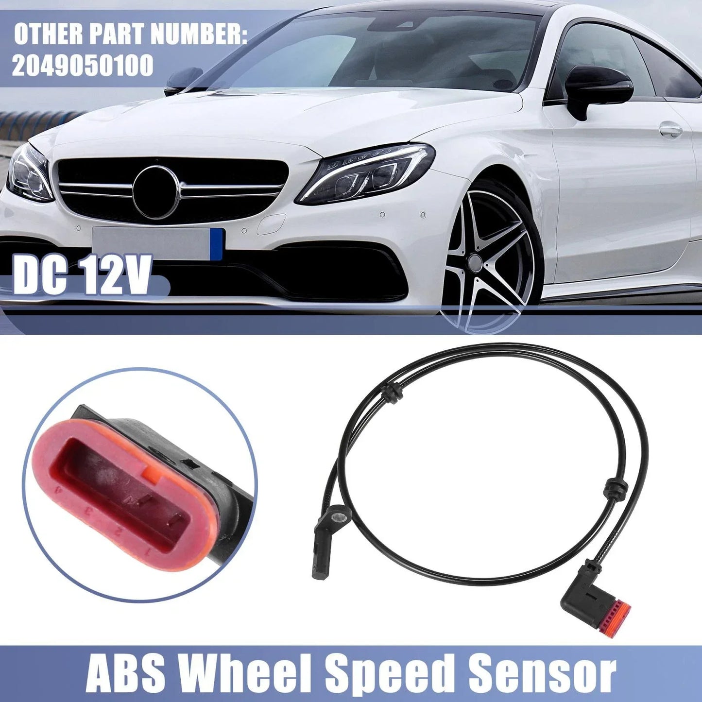 ABS Wheel Speed Sensor for Mercedes-Benz C200 C350 (2008-2015)