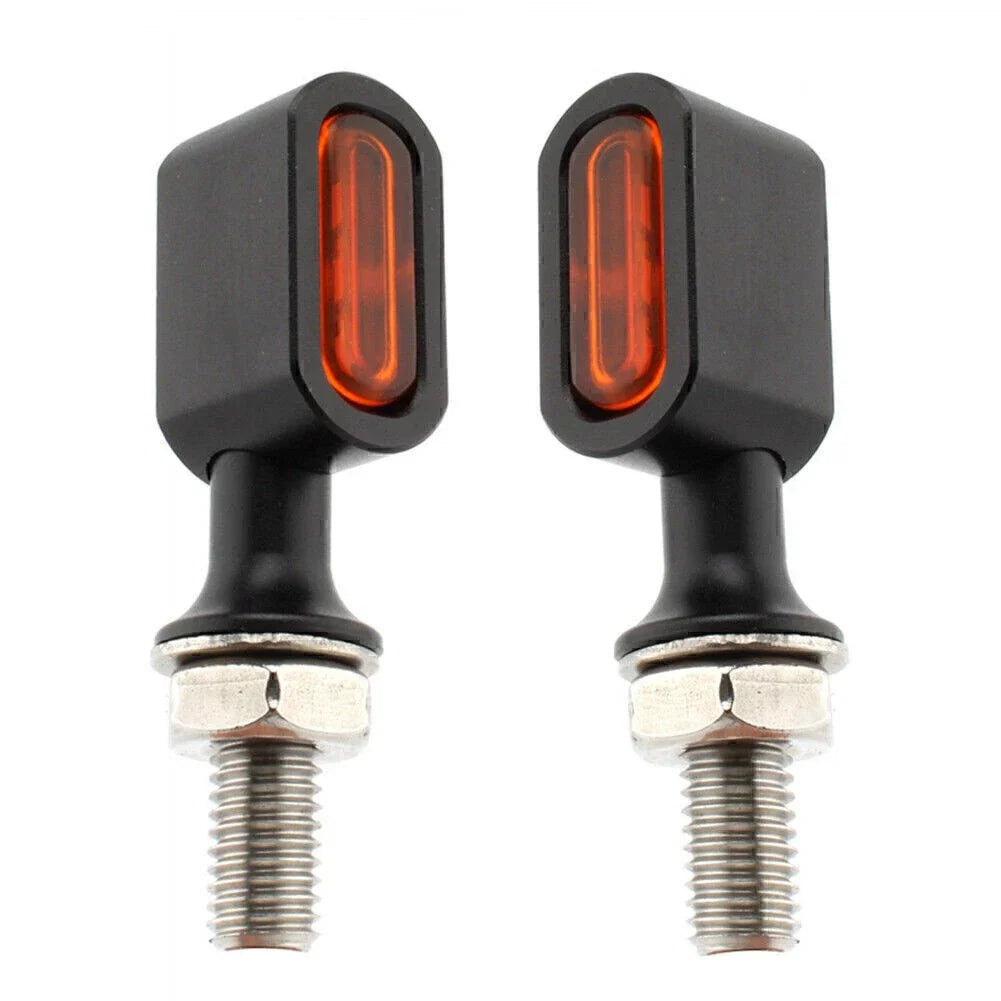 LED Rear Turn Signal Light Lamp Orange Lens for Harley