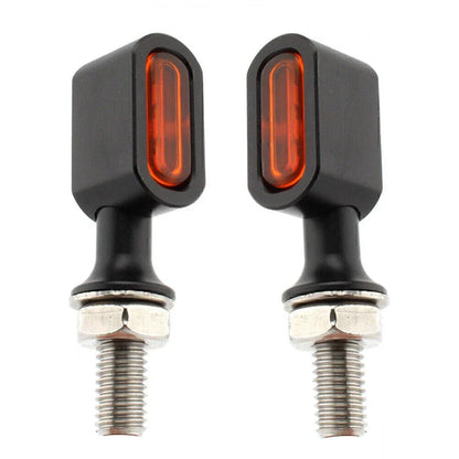 LED Rear Turn Signal Light Lamp Orange Lens for Harley