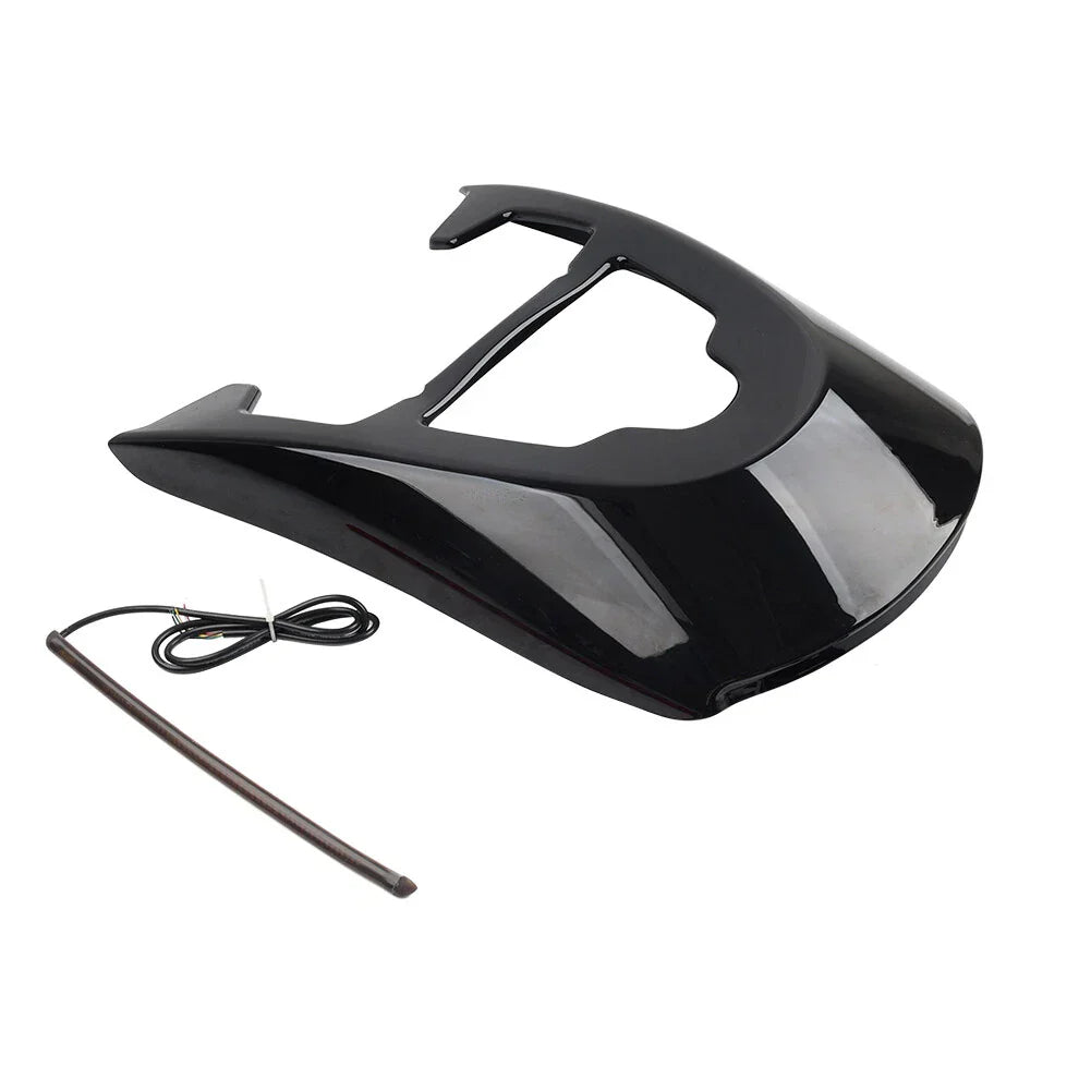 Vivid Black Rear Mudguard w/Smoke Light for Harley VRSCDX V-Rod (2002-2017)